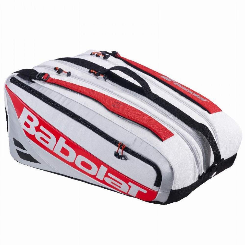 Paletero Babolat Juan Lebron RH Pro Blanco Rojo