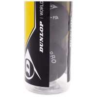 Dunlop Pro Double Point Yellow Squash Ball 3 Units