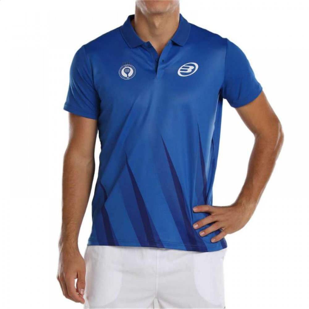 APA Abuce Konigsblaues Bullpadel Poloshirt