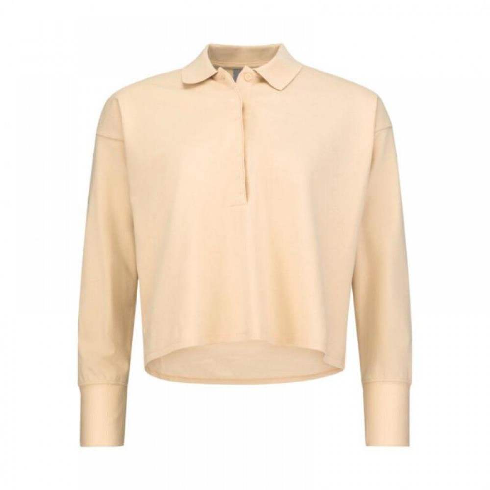 Polo Head ATL Boxy LS Beige Mujer - Barata Oferta Outlet