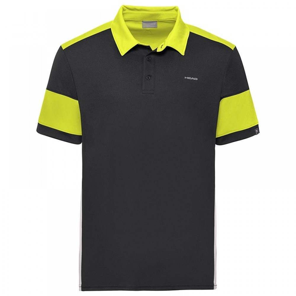 Polo Head Ace Negro Amarillo - Barata Oferta Outlet