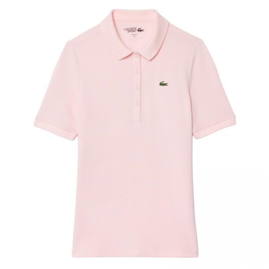 Polo Lacoste Pique Rosa Mujer