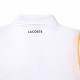 Lacoste Camisa Polo Poliester Reciclado Branco Laranja