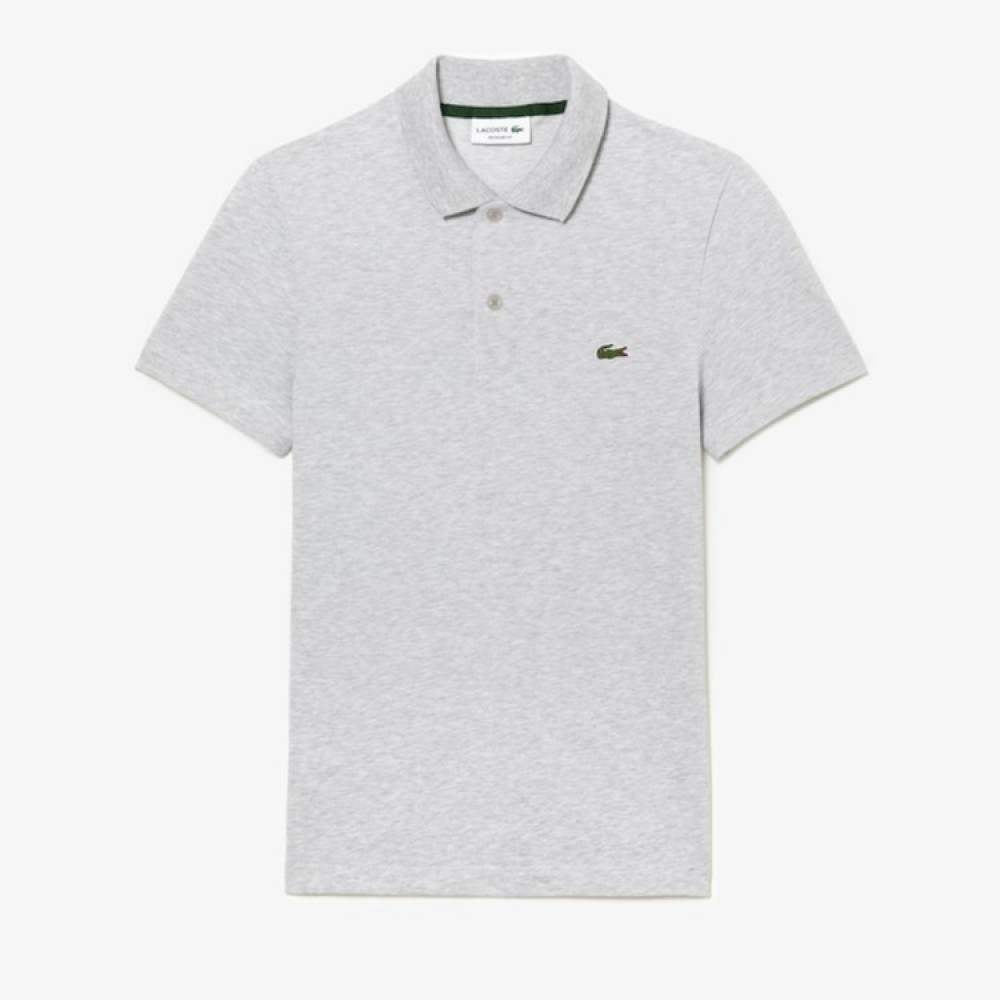 Polo Lacoste Regular Fit Gris - Barata Oferta Outlet