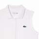 Polo Lacoste Ultra Dry Blanco Mujer