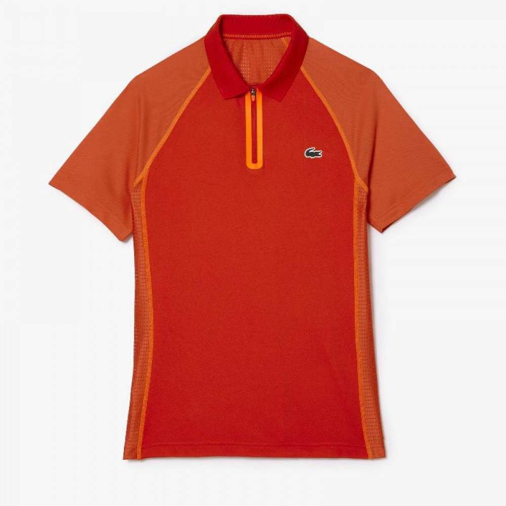 Lacoste Ultra Dry Poloshirt in Rot Orange