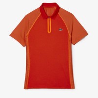 Polo Lacoste Ultra Dry Rojo Naranja