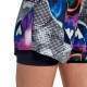 Short Adidas Us Series Negro Multicolor Mujer - Barata Oferta Outlet