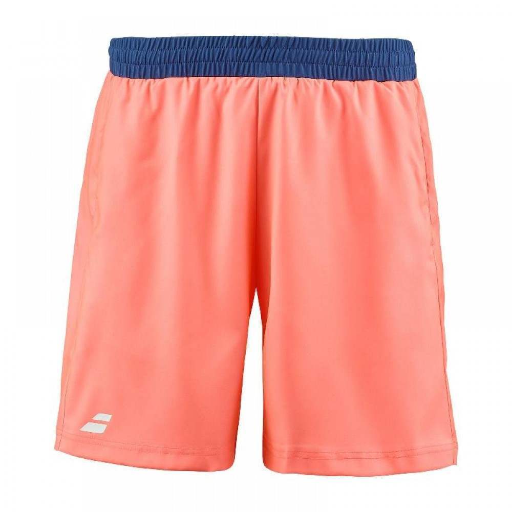 Pantaloncini Babolat Play Blu Scuro Arancione