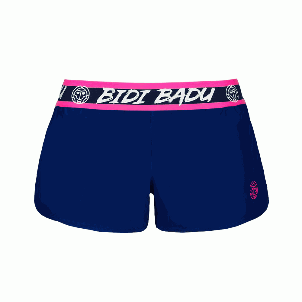 Short Bidi Badu Tiida Azul Oscuro Rosa Mujer - Barata Oferta Outlet