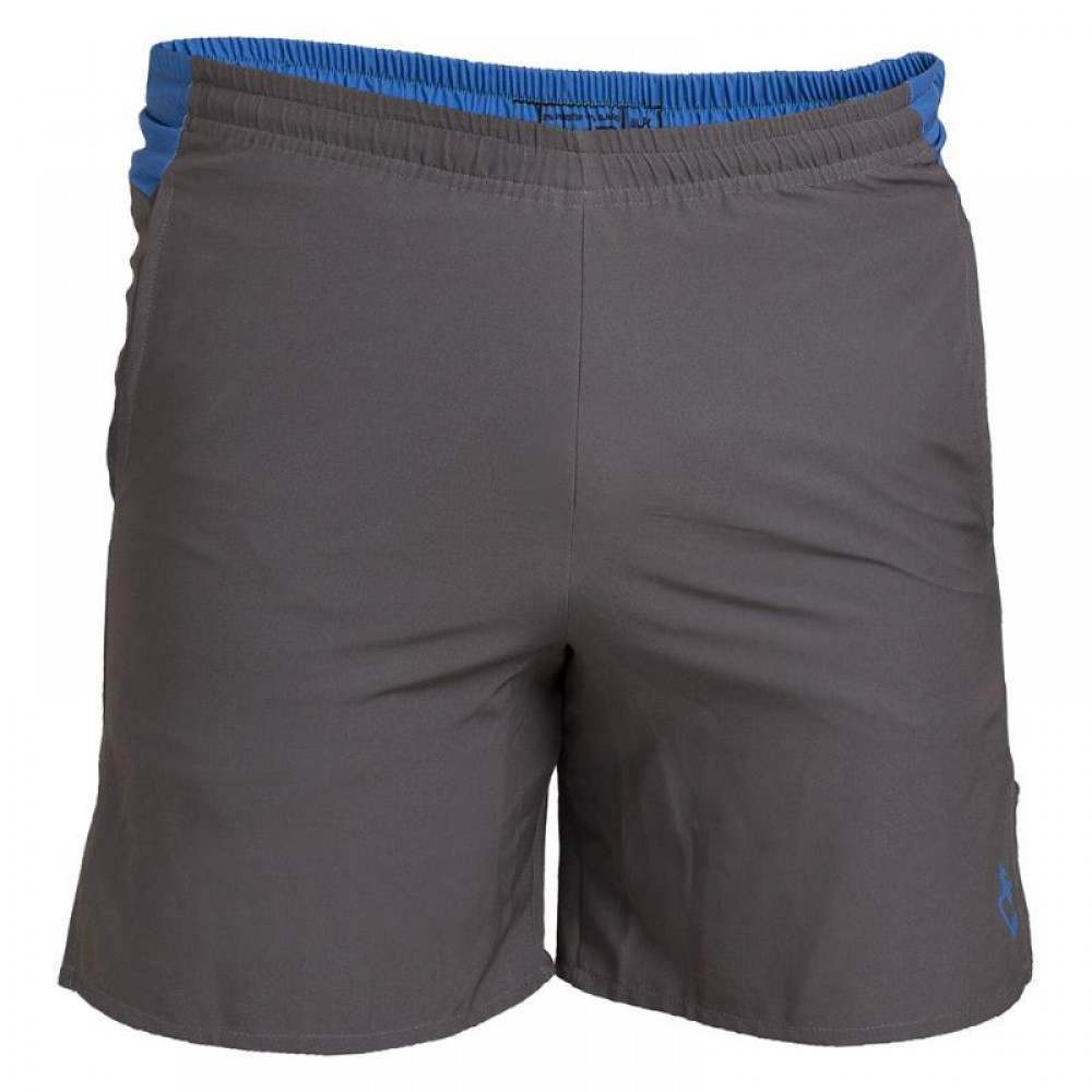 Short Black Crown Rodas Azul Gris - Barata Oferta Outlet