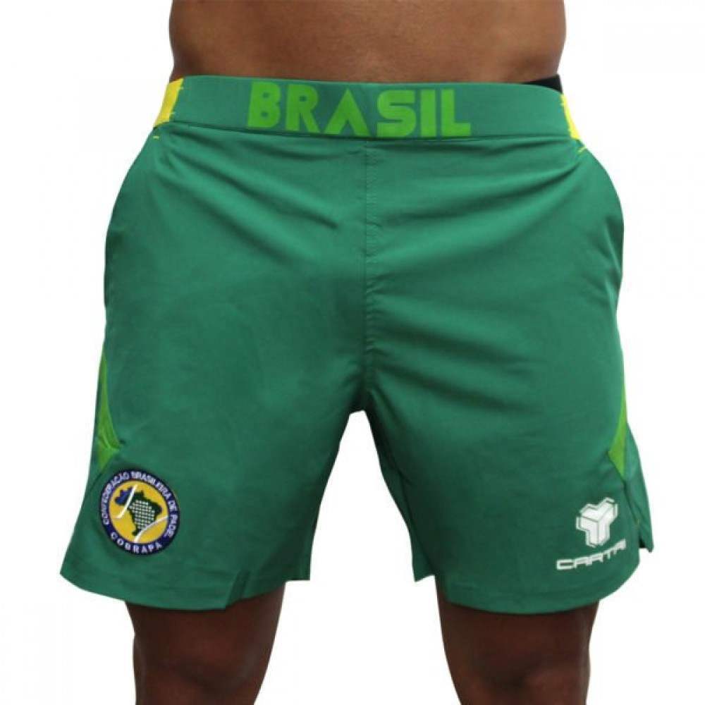 Short Cartri Brasil Elder Verde - Barata Oferta Outlet