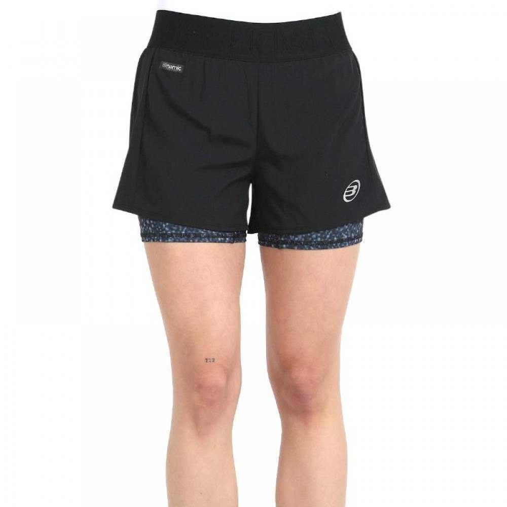 Short Bullpadel Breca Negro Mujer