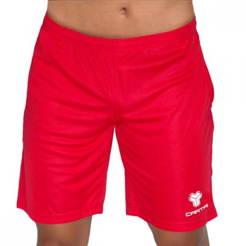 Short Cartri Trainer 2.0 Rojo Junior - Barata Oferta Outlet