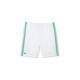 Short Lacoste Poliester Reciclado Blanco Verde - Barata Oferta Outlet