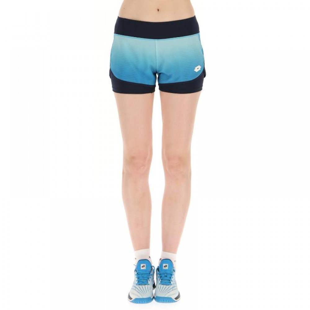 Short Lotto Top IV Azul Degradado Mujer - Barata Oferta Outlet