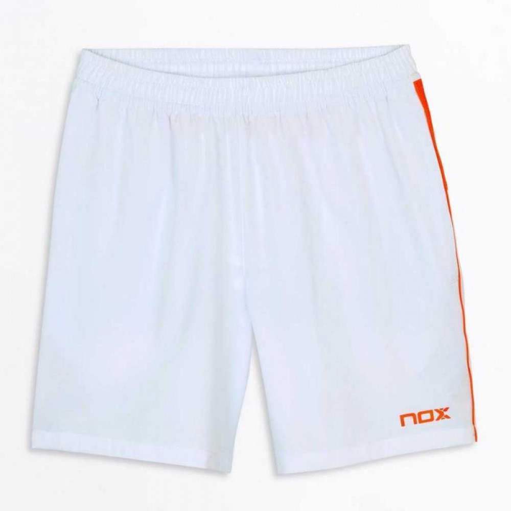 Short Nox Team Blanco Naranja