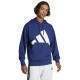 Sudadera Adidas Essentials Azul Oscuro Blanco