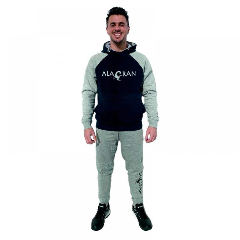 Sudadera Alacran Elite Negro Gris - Barata Oferta Outlet