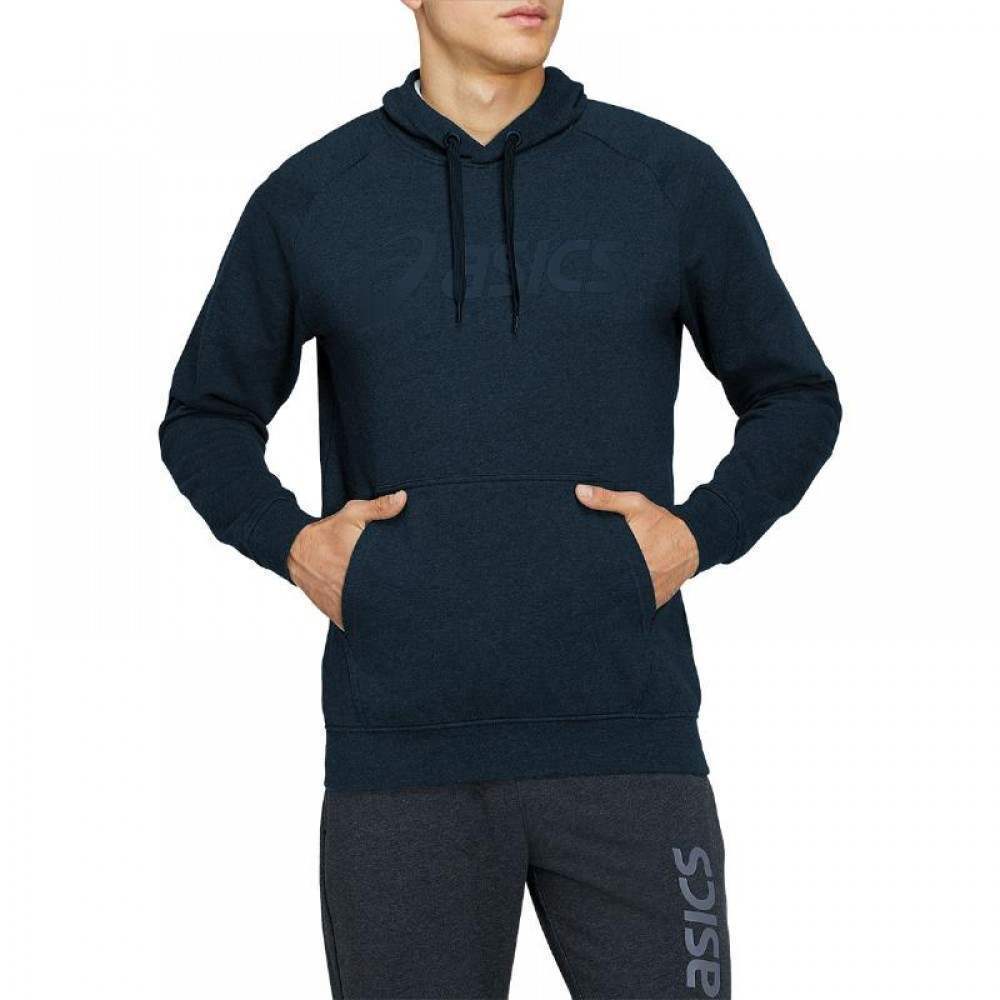 Sudadera Asics Logo Grande Azul Frances - Barata Oferta Outlet