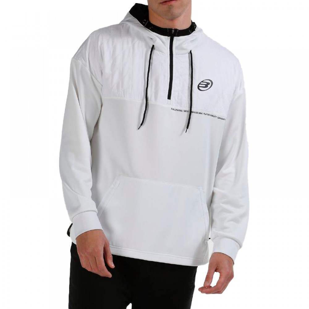 Sudadera Bullpadel Izote Blanco - Barata Oferta Outlet