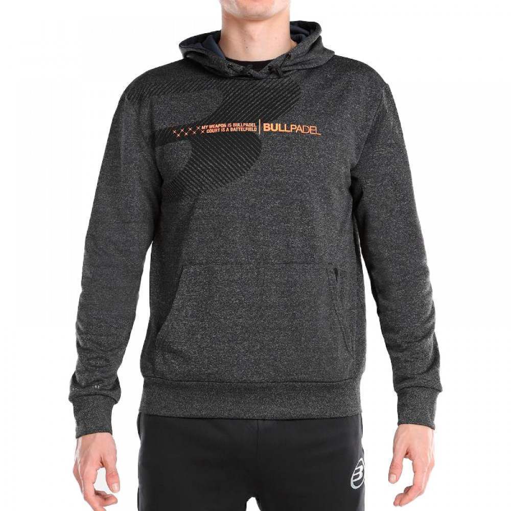 Sudadera Bullpadel Jaque Negro Vigore - Barata Oferta Outlet