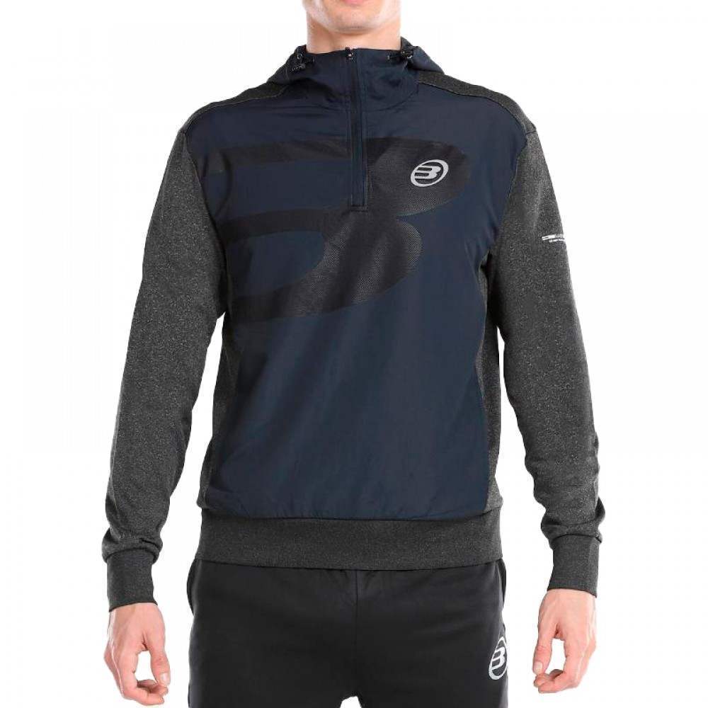 Sudadera Bullpadel Jubon Negro Vigore - Barata Oferta Outlet