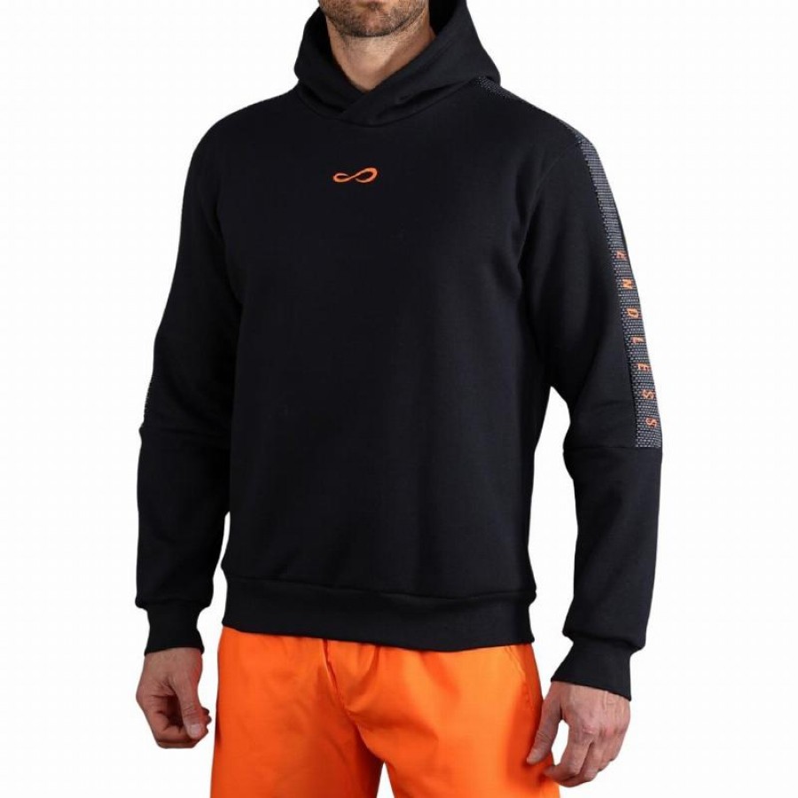 Sudadera Endless Rush II Negro Naranja