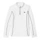 Sudadera Lacoste Ultra Dry Blanco Verde Mujer