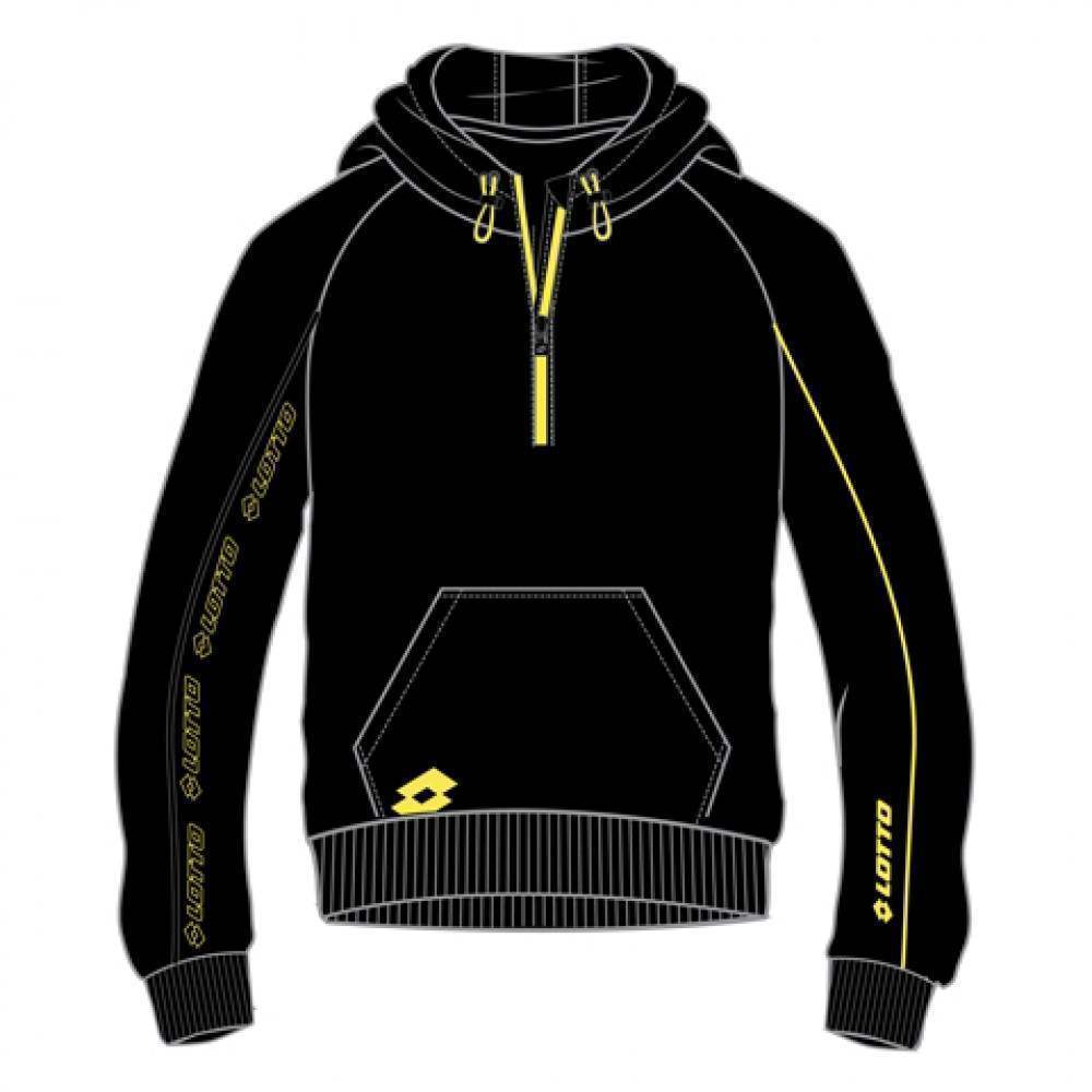 Sudadera Lotto Logo Due Sweat Negro - Barata Oferta Outlet