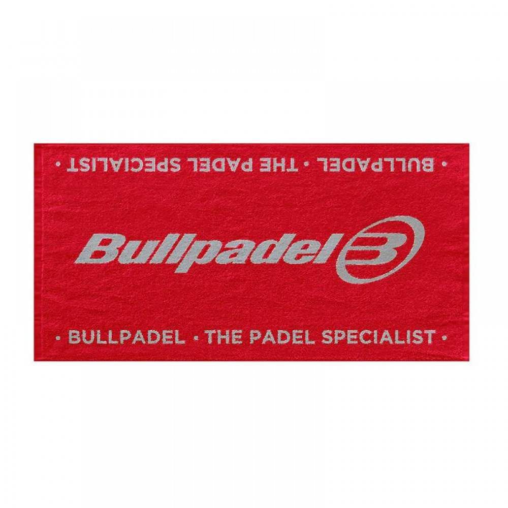 Toalla Bullpadel 100x50 Rojo