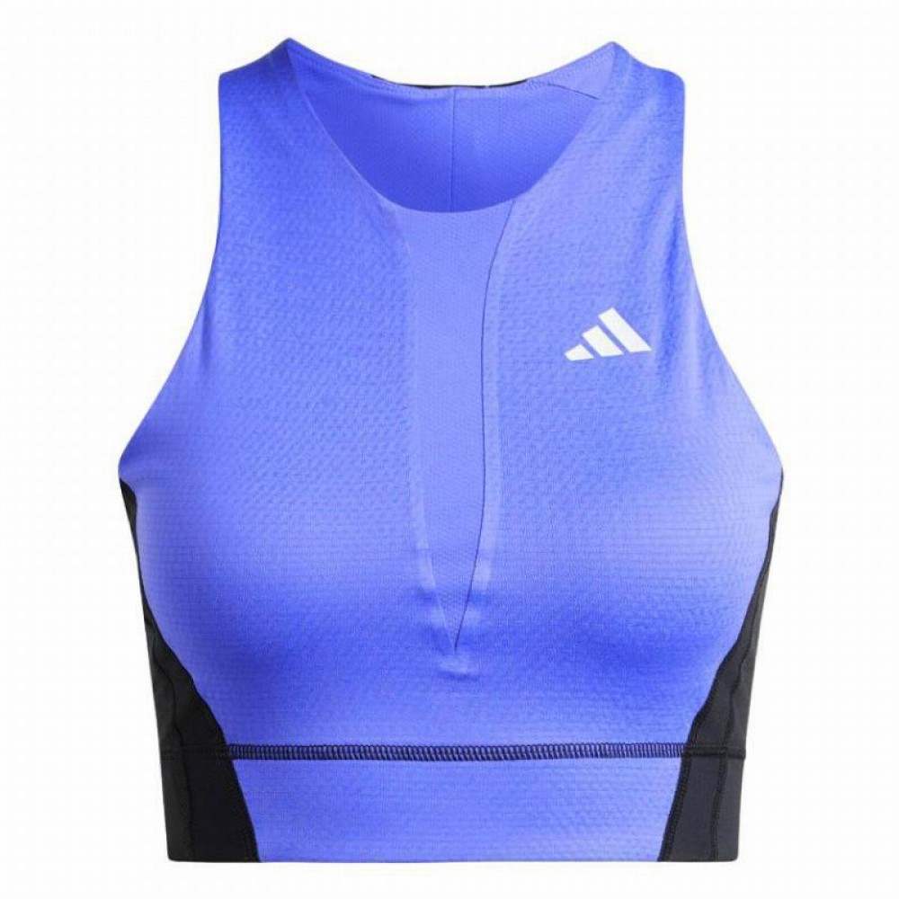 Top Adidas Pro Azul Cobalto Negro Mujer