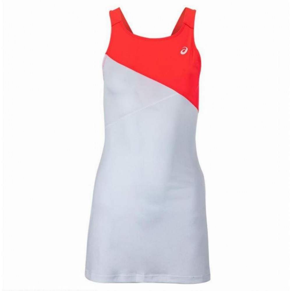 Vestido Asics Club Blanco Diva Pink - Barata Oferta Outlet