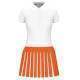 Vestido Head Vogue Blanco Naranja