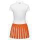 Vestido Head Vogue Blanco Naranja