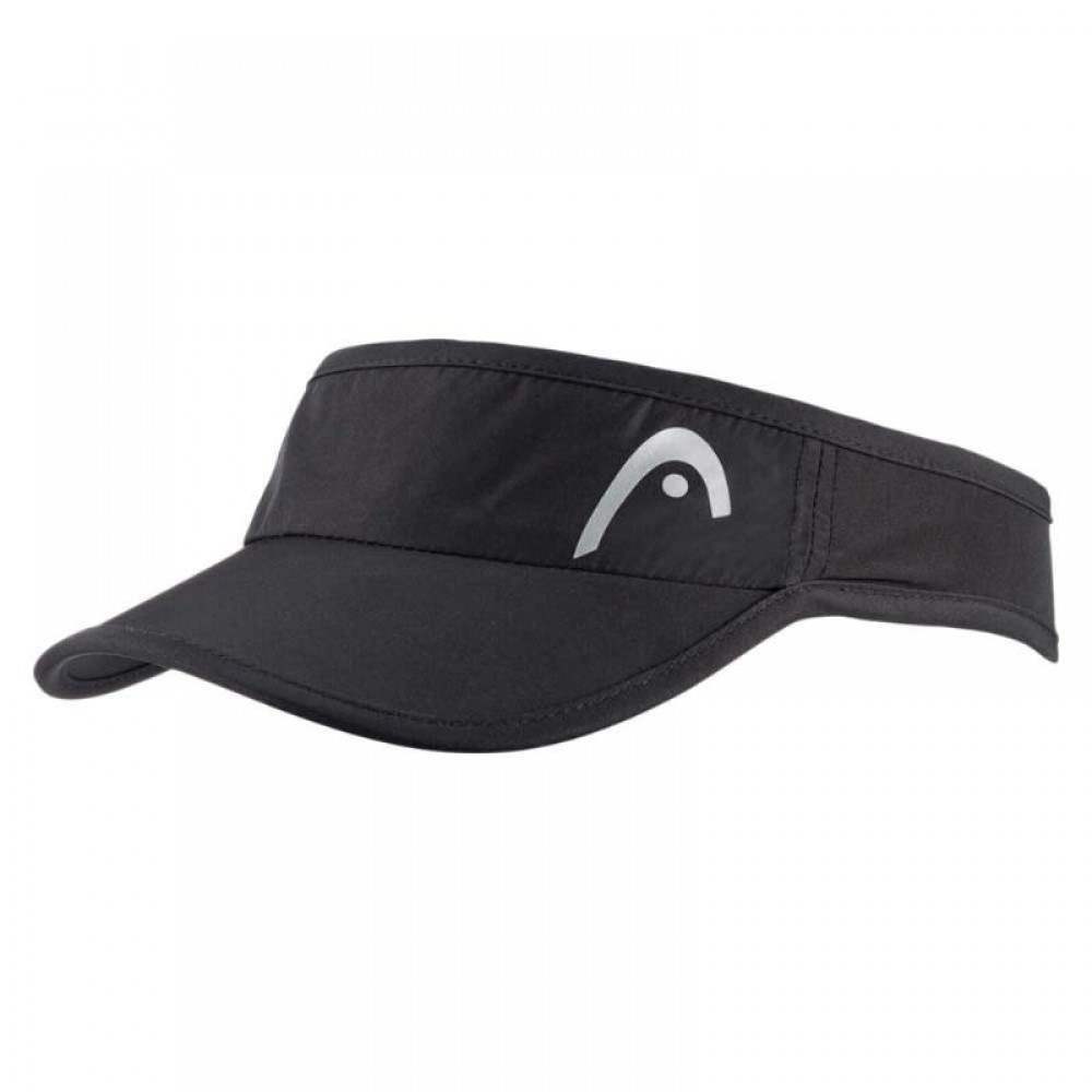 Visera Head Pro Player Negro Plata