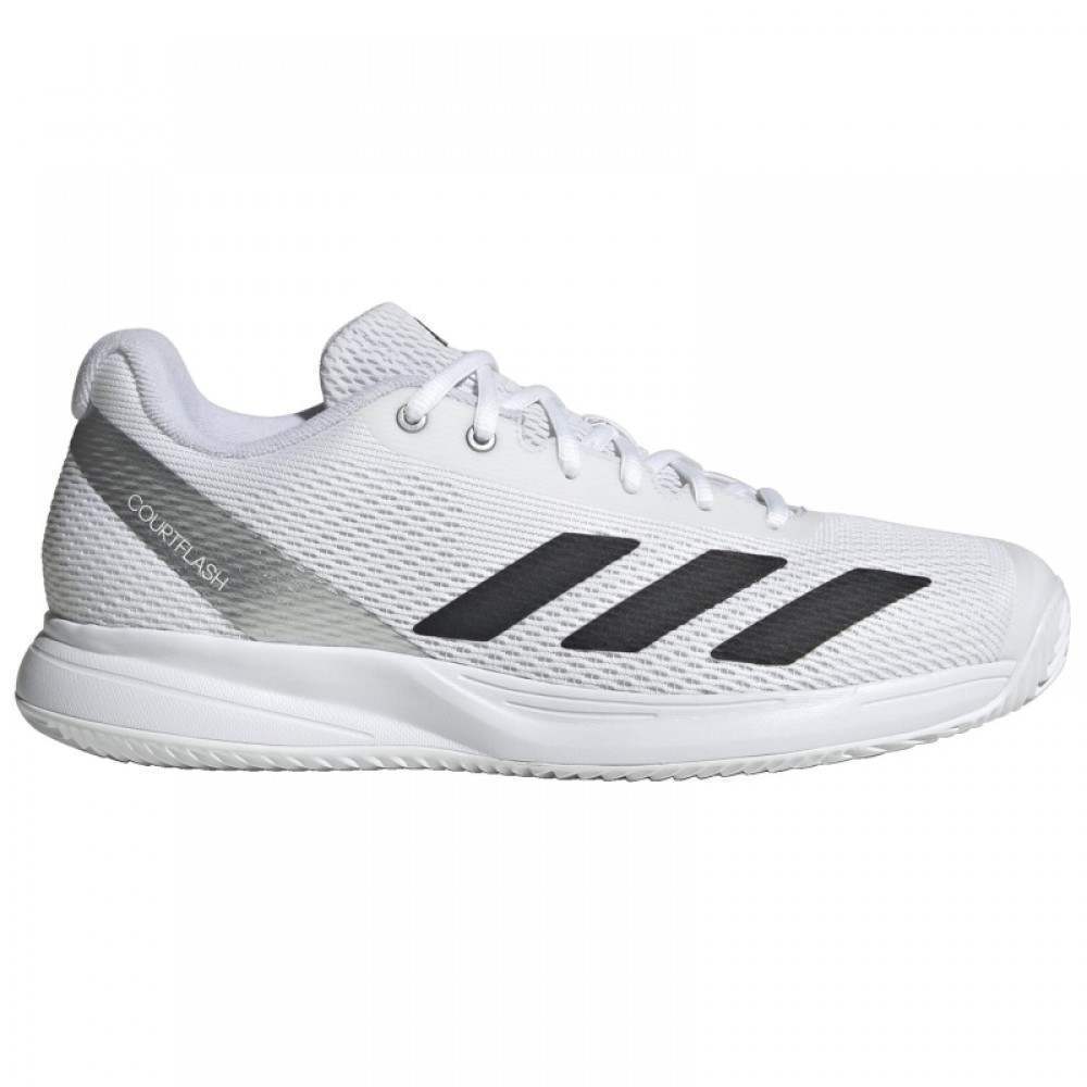 Adidas Courtflash Speed 2 Weiß Schwarz Silber Turnschuhe