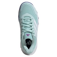 Zapatillas Adidas CourtJam Control 3 Aqua Blanco Mujer