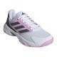 Zapatillas Adidas CourtJam Control 3 Blanco Negro Lila Mujer