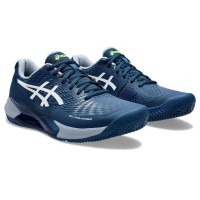 Zapatillas Asics Gel Challenger 14 Clay Azul Mako Blanco