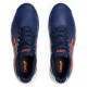 Zapatillas Asics Gel Challenger 14 Clay Azul Marino Naranja