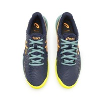 Baskets Asics Gel Challenger 14 Padel Bleu Nuit Orange