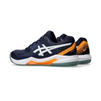 Baskets Asics Gel Dedicate 8 Padel Bleu Nuit Blanc