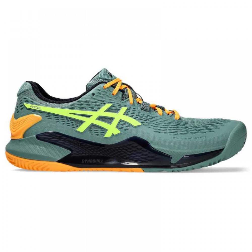 Asics Gel Resolution 9 Padel Celadon Sapatilhas Amarelo