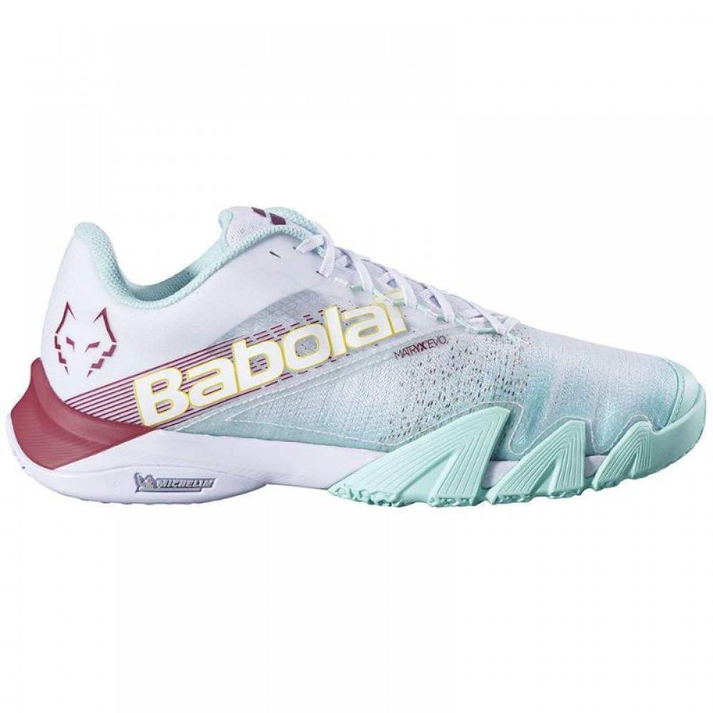 Chaussures Babolat Juan Lebron Jet Premura 2 Blanc Rouge