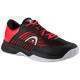 Zapatillas Head Revolt Pro 4.5 Clay Negro Rojo Junior