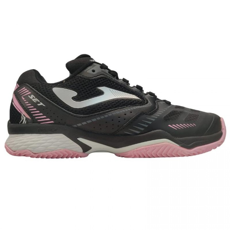 Zapatillas Joma Set 2101 Negro Rosa Mujer