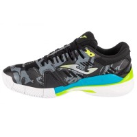 Zapatillas Joma Slam 2401 Negro Azul Amarillo