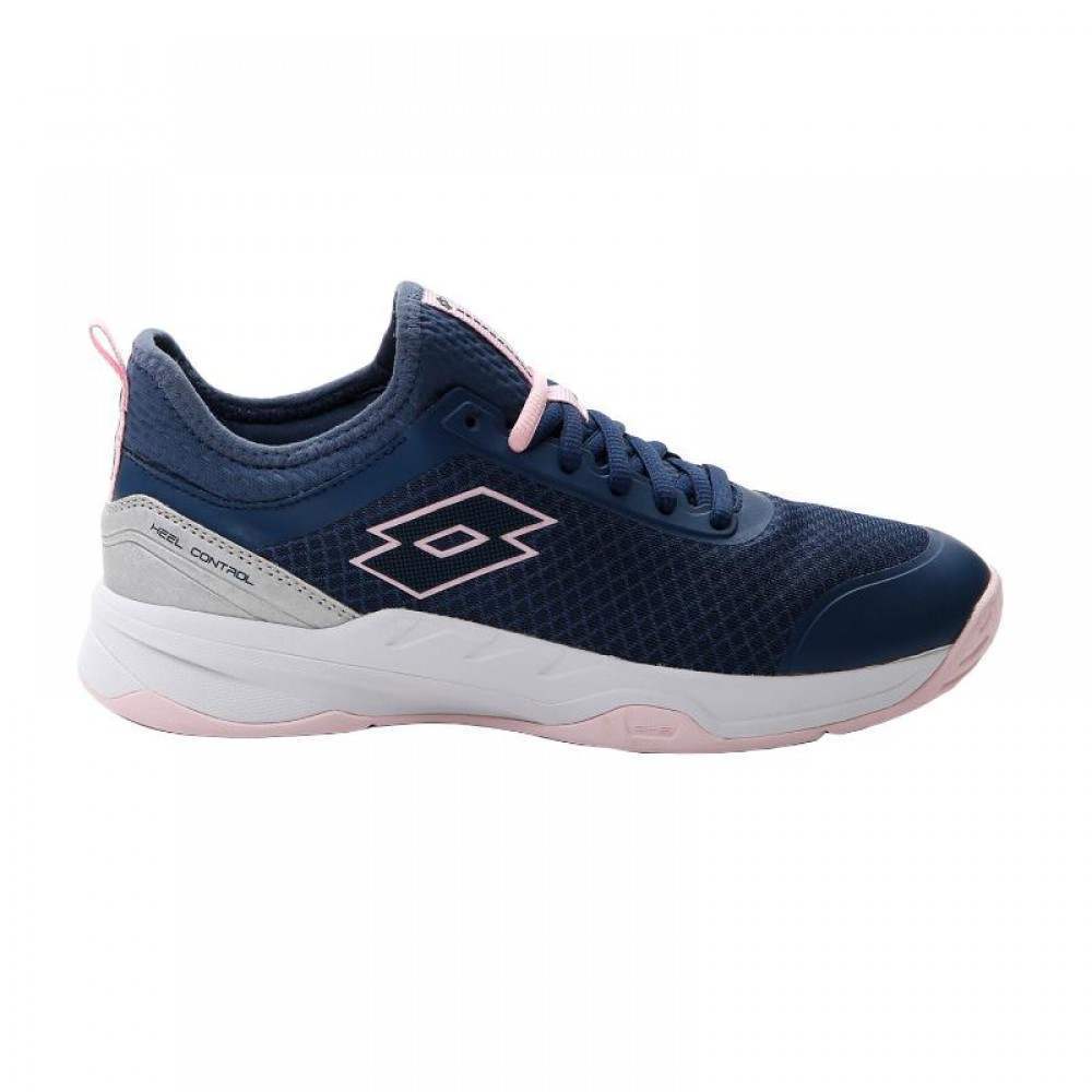 Zapatillas Lotto Mirage 500 II Azul Denim Rosa Gris Metal Mujer - Barata Oferta Outlet