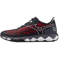 Baskets de padel Mizuno Wave Enforce Tour Gris Blanc Rouge